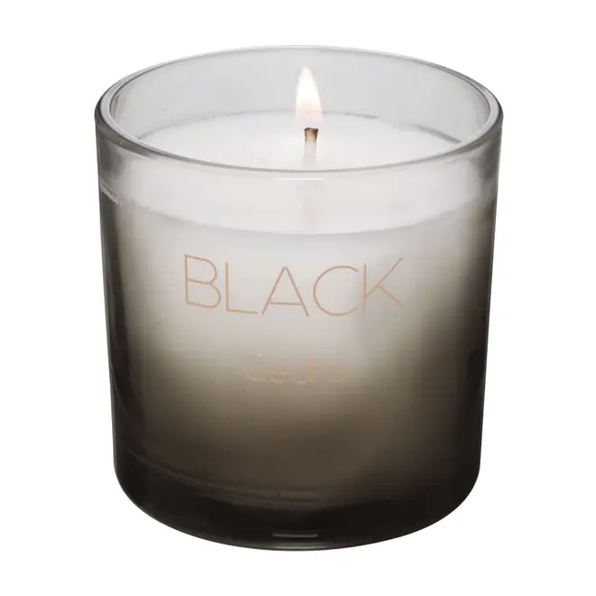 VELA PERFUMADA POTE CEDRO BLACK - PRETO/COBRE - Foto 2