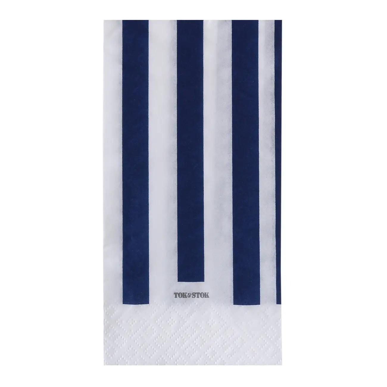 GUARDANAPO 39 CM X 39 CM C/20 BLUESTRIPE - BRANCO/AZUL ESCURO - Foto 4