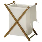 CESTO PARA ROUPA XIS - AMÊNDOA/MULTICOR - Foto 1