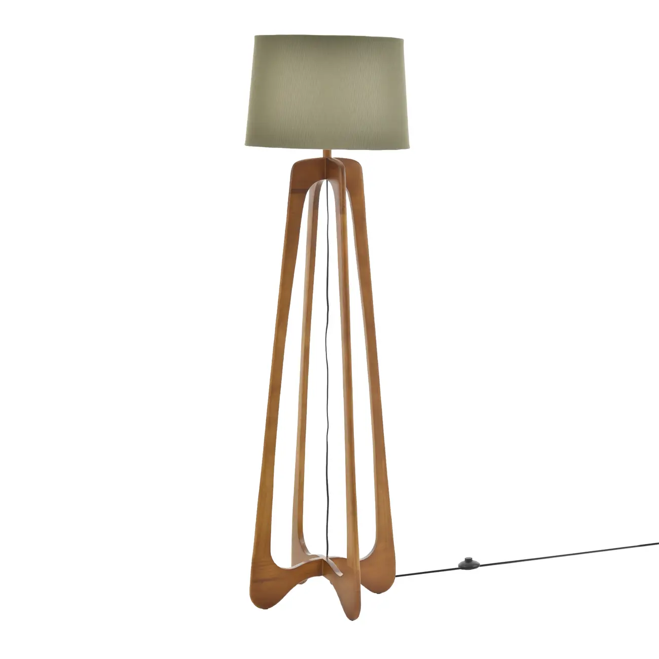 LUMINÁRIA DE CHÃO ARROW C/CUP Y - NOZES/MUSGO - Foto 1