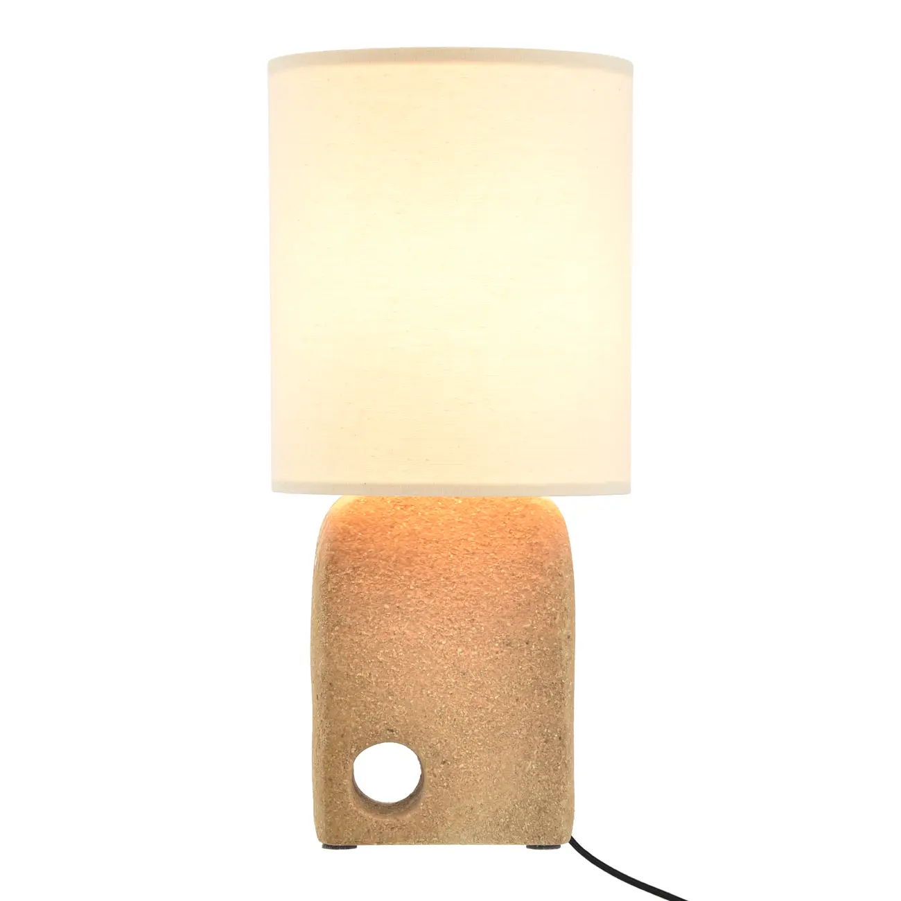 LUMINÁRIA DE MESA GROTT C/CUP R - NATURAL - Foto 2