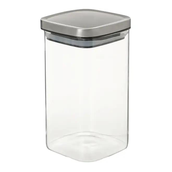 POTE HERMÉTICO 1,1 L GIALLE BORO - INCOLOR/PRATA - Foto 2