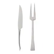 FACA E GARFO PARA ASSADOS COM 2 PEÇAS BERNA - INOX - Foto 1