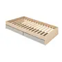 CAMA SOLTEIRO 2 GAVETAS 88 CM YOUNG - NATURAL WASHED/FLANDRES - Foto 8