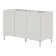 ARMÁRIO COZINHA COMPL. 2P 3P 3 PÇS SLEEK - BRANCO/GRANILITE - Foto 9