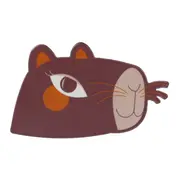 CONJUNTO GANCHOS DE PAREDE COM 3 PEÇAS FEIRA DOS BICHOS - RUBY MOCHA/CASCA DE URUCUM - Foto 2