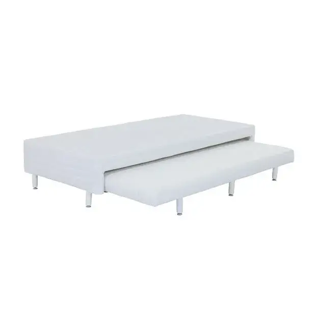 CAMA BOX SOLT 88 C/INF TATOU FIRME/MAX - CINZA/BRANCO - Foto 8