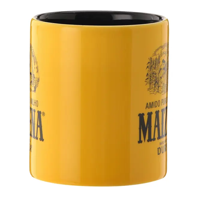 CANECA 300 ML MAIZENA - AMARELO/PRETO - Foto 3