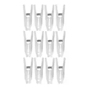 PRENDEDOR CONJUNTO COM 12 PEÇAS TWIG - BRANCO TRANSLUCIDO - Foto 1
