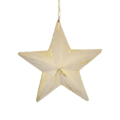 PINGENTE ESTRELA PINCELADA 11 CM NATAL ASTRAL