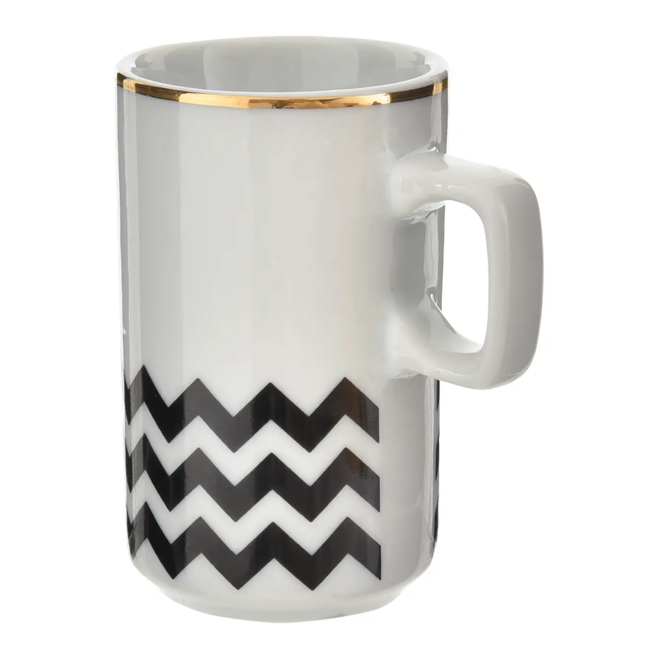 CANECA ZIG ESPRESSO 80 ML HIPFIX - PRETO/OURO - Foto 3
