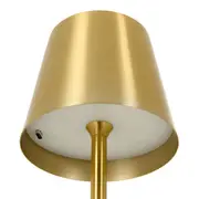 LUMINÁRIA DE MESA LED RECARREGÁVEL KROM - OURO - Foto 8