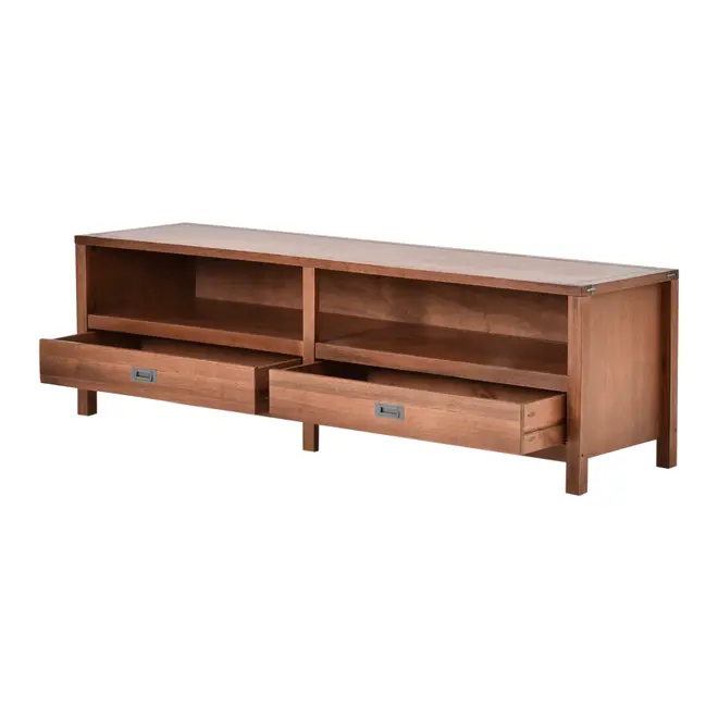RACK 2 GAVETAS 1,81 M X 50 CM ARMAZÉM - NOZES - Foto 3