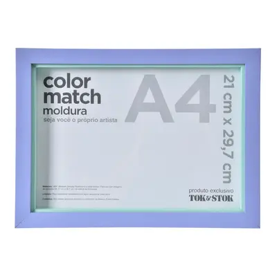 MOLDURA A4 21 CM X 29 CM COLOR MATCH