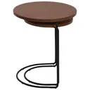 PRETO/NOZES - MESA LATERAL CONJUNTO COM 2 PEÇAS LOOP