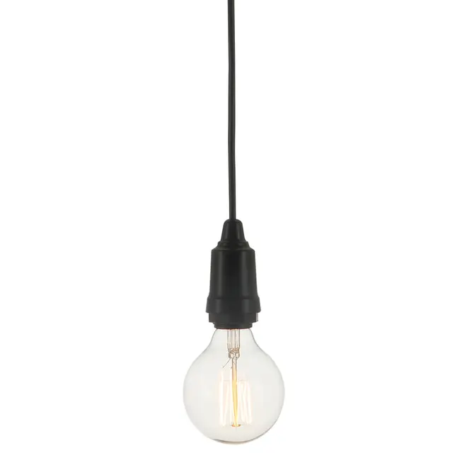 LÂMPADA FILAMENTO DE CARBONO DIMERIZÁVEL G80 40W E27 127V LUZ AMARELA TASCHIBRA - INCOLOR - Foto 2