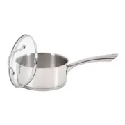 PANELA INDUÇÃO 16 CM UNA - INOX/INCOLOR - Foto 2