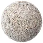 BOLA 10 CM CASCALHO - FIBRA CLARA/ BEGE - Foto 1
