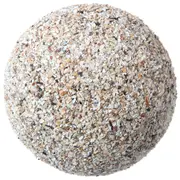 BOLA 10 CM CASCALHO - FIBRA CLARA/ BEGE - Foto 1