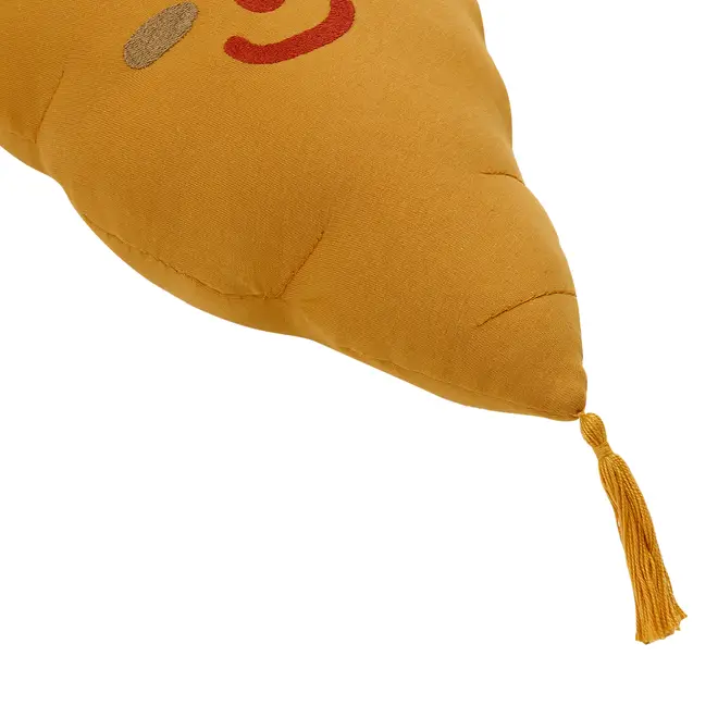 ALMOFADA 48 CM X 21 CM DA HORTINHA CENOURINHA - LARANJA/SÁLVIA - Foto 6