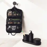 NÉCESSAIRE PARA VIAGEM CAVEIRA - PRETO/VERDE FLUOR - Foto 12