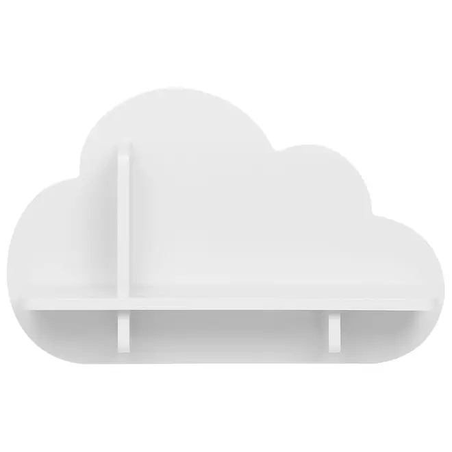 PRATELEIRA 38 CM X 60 CM X 21 CM CLOUD - BRANCO - Foto 2