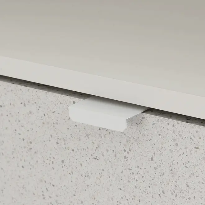 SAPATEIRA 2 PORTAS BASCULANTE SLEEK - BRANCO/GRANILITE - Foto 8