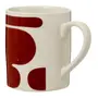 CANECA 330 ML BLOBING GROW - BRANCO/TERRACOTA - Foto 3
