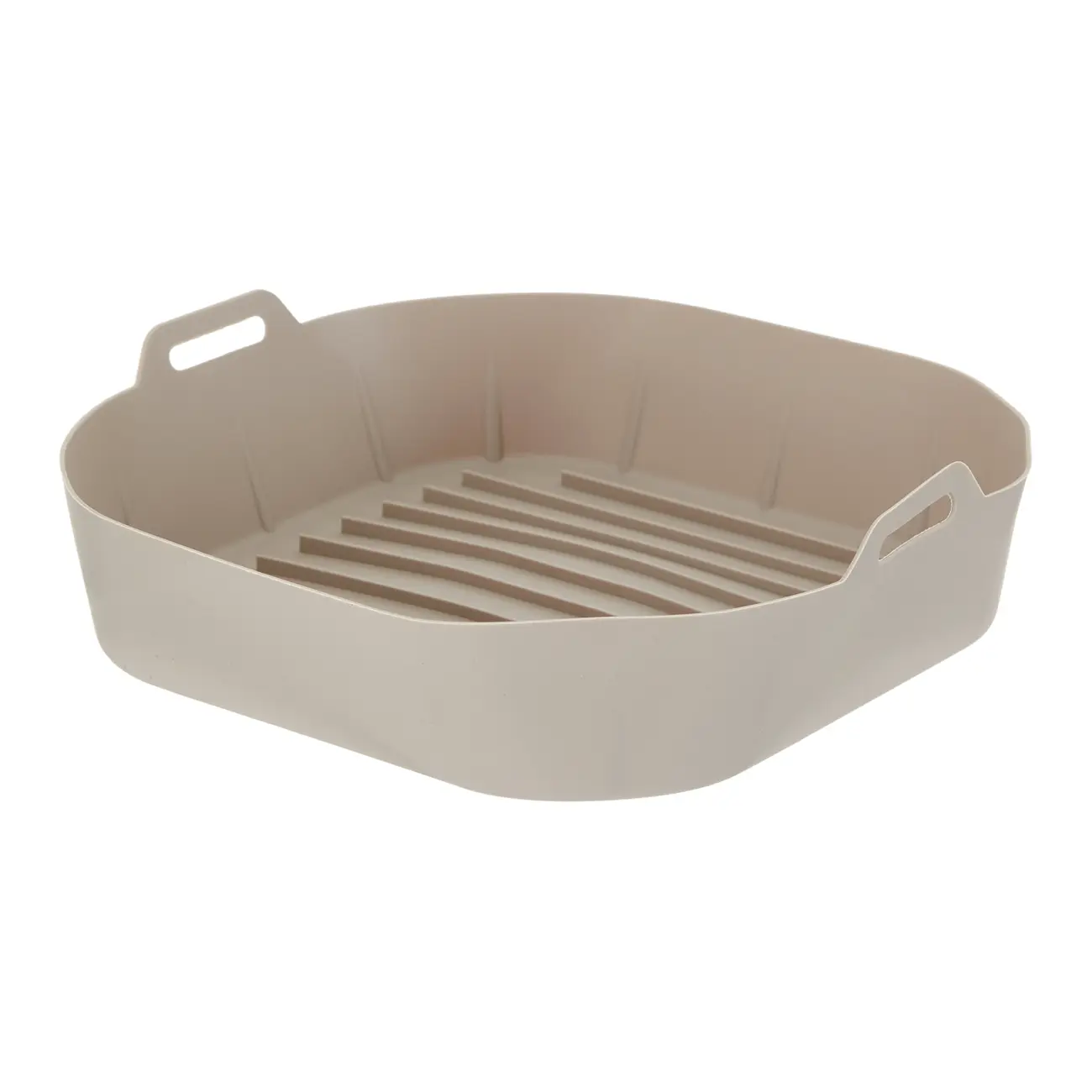 FÔRMA PARA FRITADEIRA 22 CM X 22 CM EASY FRY - BEGE - Foto 2