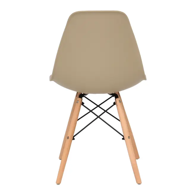 CADEIRA DE COZINHA EASY WOOD - FAIA BEGE - Foto 4