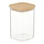 POTE 1,1 L BAMBOO BORUS QUADRADO - INCOLOR/BAMBU - Foto 2