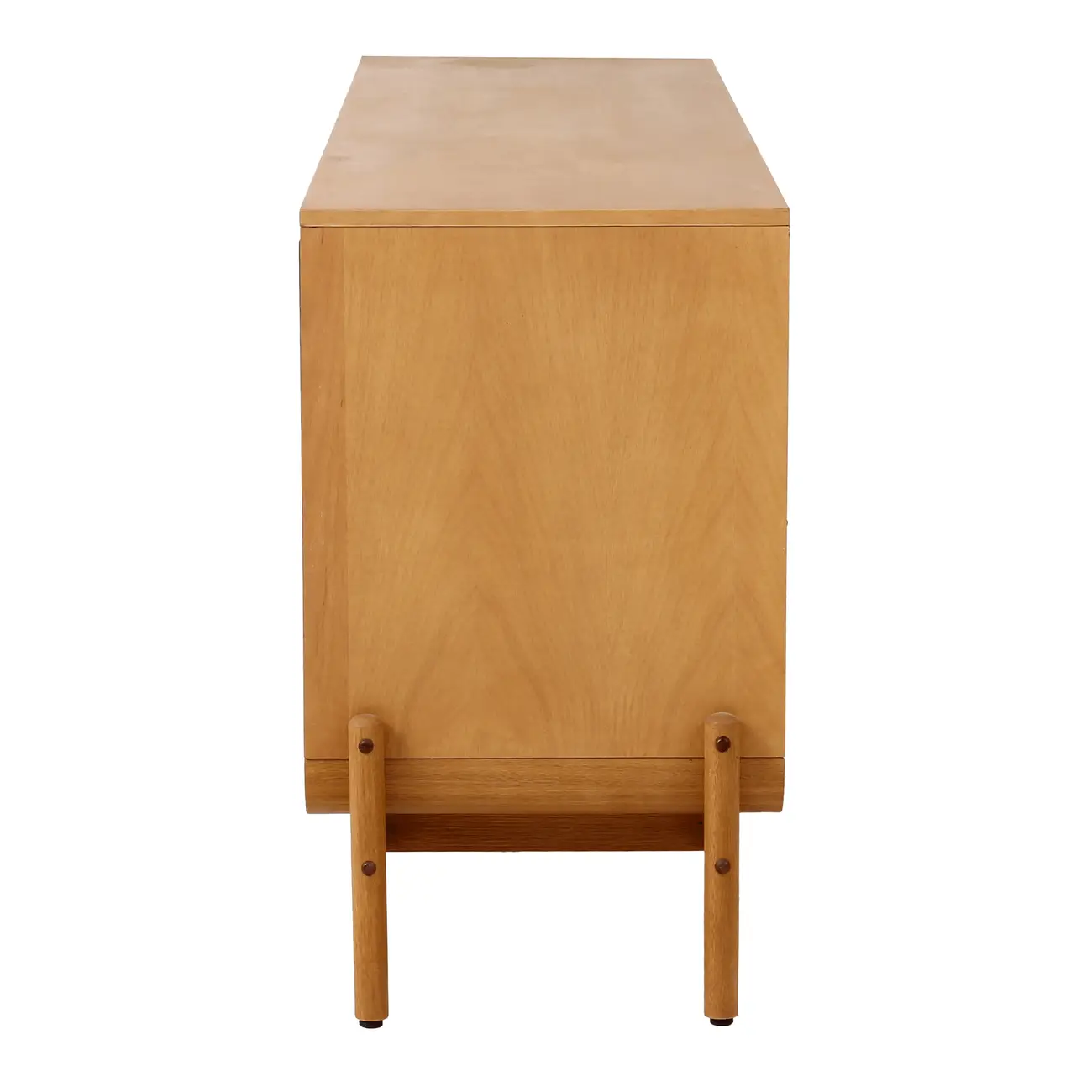 BUFFET 4 PORTAS 1,87 M X 45 CM ANTÚRIO - MACCHIATO/RODONITA - Foto 6