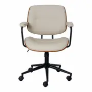 CADEIRA HOME OFFICE PINCHO - PRETO/CAMELO - Foto 2