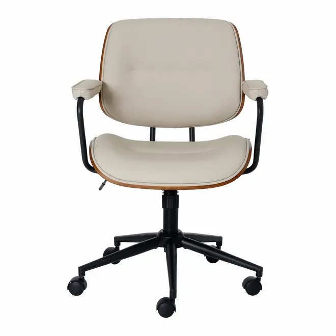 CADEIRA HOME OFFICE PINCHO - PRETO/CAMELO - Foto 2