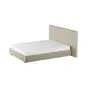 CAMA QUEEN 1,58 M C/ CABECEIRA SOX - BEGE - Foto 2