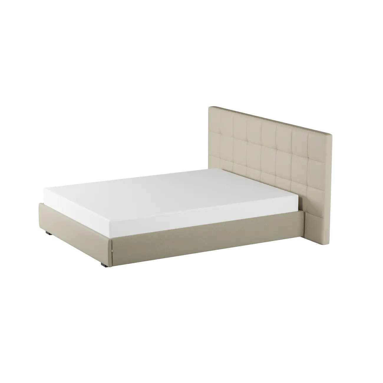 CAMA QUEEN 1,58 M C/ CABECEIRA SOX - BEGE - Foto 2