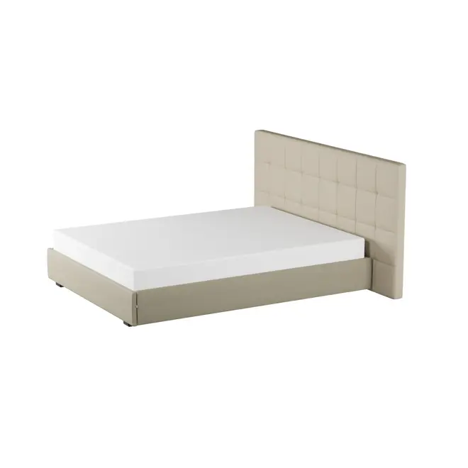 CAMA QUEEN 1,58 M C/ CABECEIRA SOX - BEGE - Foto 2