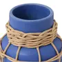 VASO 26 CM GERIBÁ - AZUL/ FIBRA CLARA - Foto 3