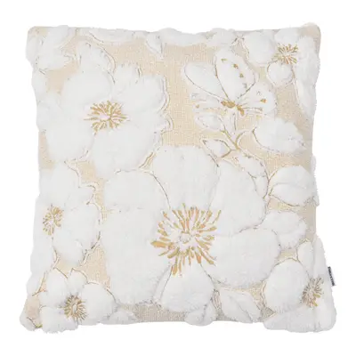 CAPA PARA ALMOFADA 45 CM X 45 CM FLOR DE ALGODÃO