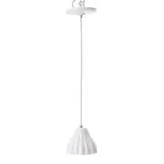 LUMINÁRIA DE TETO PLISSÊ GODÊ - BRANCO - Foto 1