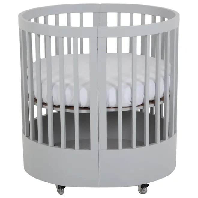 BERÇO 70 CM 3 EM 1 - BERÇO MINI BERÇO CAMA INFANTIL WAVE - CINZA - Foto 3