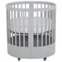 BERÇO 70 CM 3 EM 1 - BERÇO MINI BERÇO CAMA INFANTIL WAVE - CINZA - Foto 3
