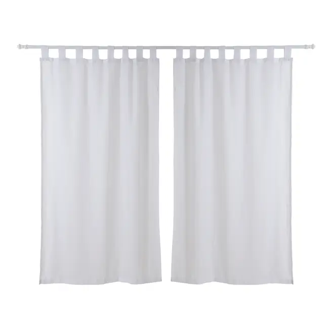 CORTINA 2 PEÇAS 1,30 M X 2,30 M VOIL LUMIÉRE - BRANCO - Foto 1