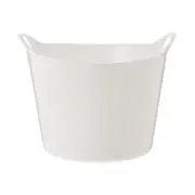 CESTO/BALDE 36 CM X 36 CM X 28 CM UNITY - BRANCO - Foto 1