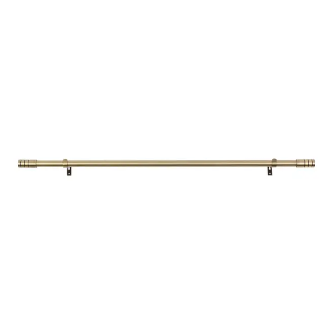 SUPORTE PARA CORTINA EXTENSÍVEL 1,20 M/2,10 M 28 MM SUPINO - OURO VELHO - Foto 1
