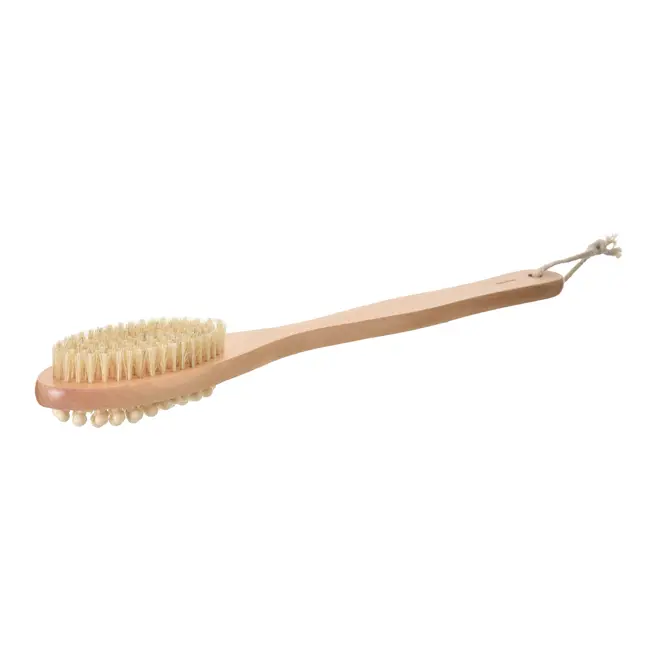 ESCOVA DE BANHO MASSAGEADORA SELF CARE - MADEIRA LÓTUS/FIBRA CLARA - Foto 3
