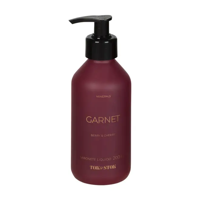 SABONETE LÍQUIDO GARNET 200 ML MINERALS - GARNET/PRETO - Foto 13
