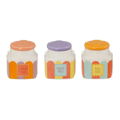 PORTA-TEMPEROS KIT COM 3 PEÇAS CIRCUS