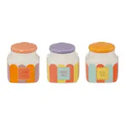 PORTA-TEMPEROS KIT COM 3 PEÇAS CIRCUS - BRANCO/MULTICOR - Foto 1