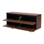 BUFFET 4 PORTAS BASCULANTES 1,60 M X 45 CM HEPTA - PAU FERRO/PRETO - Foto 8